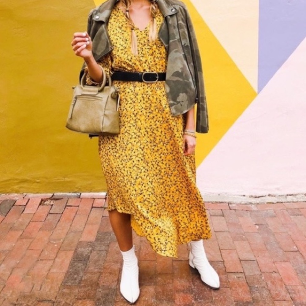 Anthropologie Marigold Midi Dress